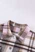 Relaxed Fit Brushed Plaid Button Down Shirt