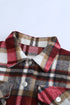 Relaxed Fit Brushed Plaid Button Down Shirt