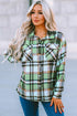 Relaxed Fit Brushed Plaid Button Down Shirt