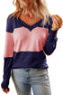 Relaxed Fit Button Accent Textured Sleeve Knit Top