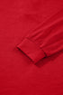 Relaxed Fit Button Accent V Neck Long Sleeve Top