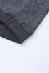 Relaxed Fit Corded Knit Crew Neck Pullover Sweatshirt
