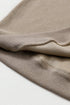 Relaxed Fit Corded Knit Crew Neck Pullover Sweatshirt