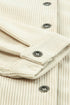 Relaxed Fit Corduroy Button Down Long Sleeve Shirt Dress