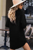 Relaxed Fit Corduroy Button Down Long Sleeve Shirt Dress