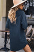 Relaxed Fit Corduroy Button Down Long Sleeve Shirt Dress