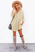 Relaxed Fit Corduroy Button Down Long Sleeve Shirt Dress
