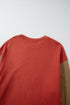 Relaxed Fit Crew Neck Drop Shoulder Pullover Sweatshirt