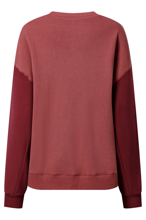 Relaxed Fit Crew Neck Drop Shoulder Pullover Sweatshirt