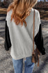 Relaxed Fit Crew Neck Drop Shoulder Pullover Sweatshirt