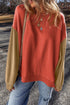 Relaxed Fit Crew Neck Drop Shoulder Pullover Sweatshirt