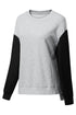 Relaxed Fit Crew Neck Drop Shoulder Pullover Sweatshirt