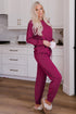 Relaxed Fit Crew Neck Pullover And Jogger Lounge Set