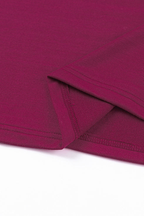 Relaxed Fit Crew Neck Pullover And Jogger Lounge Set