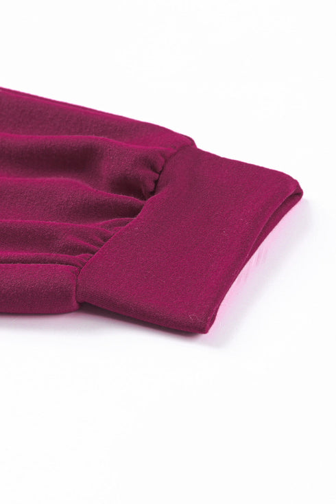 Relaxed Fit Crew Neck Pullover And Jogger Lounge Set