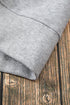 Relaxed Fit Crew Neck Thermal Fleece Sweatshirt
