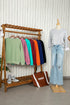 Relaxed Fit Crew Neck Thermal Fleece Sweatshirt