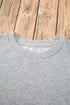 Relaxed Fit Crew Neck Thermal Fleece Sweatshirt