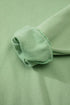 Relaxed Fit Crew Neck Thermal Fleece Sweatshirt