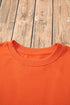 Relaxed Fit Crew Neck Thermal Fleece Sweatshirt