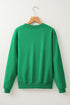 Relaxed Fit Crew Neck Thermal Fleece Sweatshirt