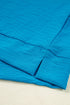 Relaxed Fit Crinkled Texture Frilled Neckline Blouse