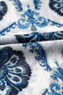Relaxed Fit Damask Print Collared Button Down Shirt