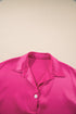 Relaxed Fit Dolman Sleeve Collared Shirt Dress