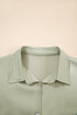 Relaxed Fit Dolman Sleeve Collared Shirt Dress