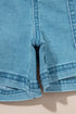 Relaxed Fit Drawstring Elastic Waistband Denim Shorts