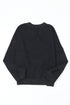 Relaxed Fit Drop Shoulder Crew Neck Sweatshirt