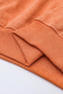 Relaxed Fit Drop Shoulder Crew Neck Sweatshirt