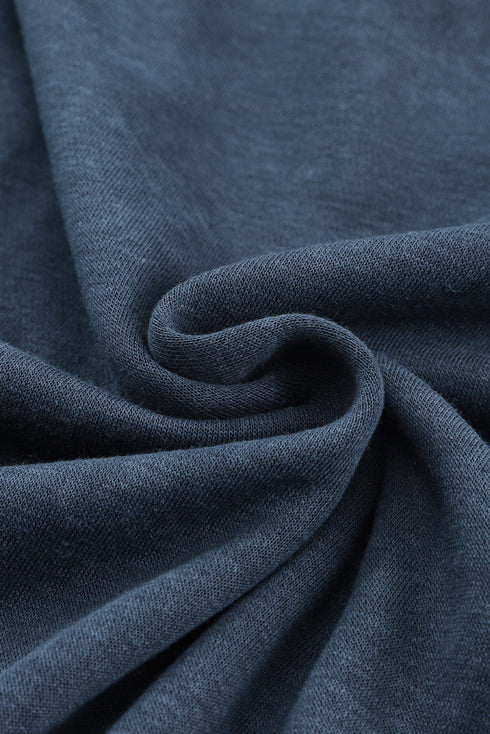 Relaxed Fit Drop Shoulder Crew Neck Sweatshirt