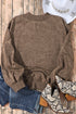 Relaxed Fit Drop Shoulder Crew Neck Sweatshirt