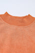 Relaxed Fit Drop Shoulder Crew Neck Sweatshirt