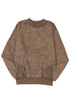 Relaxed Fit Drop Shoulder Crew Neck Sweatshirt