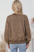 Relaxed Fit Drop Shoulder Crew Neck Sweatshirt