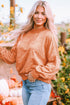 Relaxed Fit Drop Shoulder Crew Neck Sweatshirt
