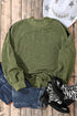Relaxed Fit Drop Shoulder Crew Neck Sweatshirt