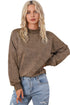 Relaxed Fit Drop Shoulder Crew Neck Sweatshirt