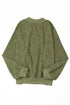 Relaxed Fit Drop Shoulder Crew Neck Sweatshirt