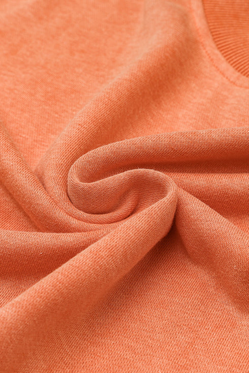 Relaxed Fit Drop Shoulder Crew Neck Sweatshirt