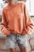 Relaxed Fit Drop Shoulder Crew Neck Sweatshirt