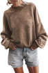 Relaxed Fit Drop Shoulder Crew Neck Sweatshirt