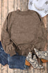 Relaxed Fit Drop Shoulder Crew Neck Sweatshirt
