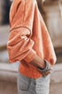 Relaxed Fit Drop Shoulder Crew Neck Sweatshirt