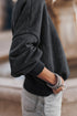 Relaxed Fit Drop Shoulder Crew Neck Sweatshirt