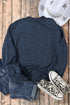 Relaxed Fit Drop Shoulder Crew Neck Sweatshirt