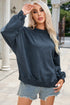 Relaxed Fit Drop Shoulder Crew Neck Sweatshirt
