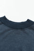 Relaxed Fit Drop Shoulder Crew Neck Sweatshirt